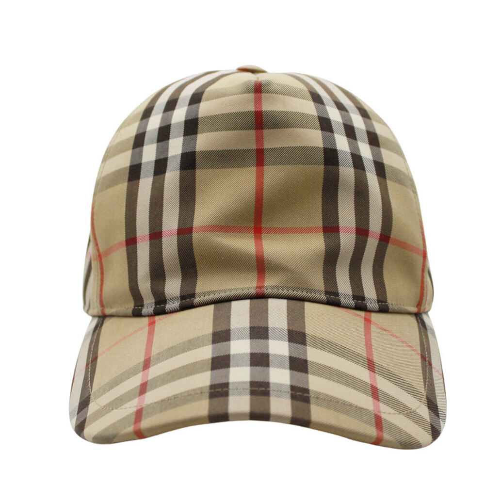 Burberry cap for women and men, brand name, cotton, brown, London.